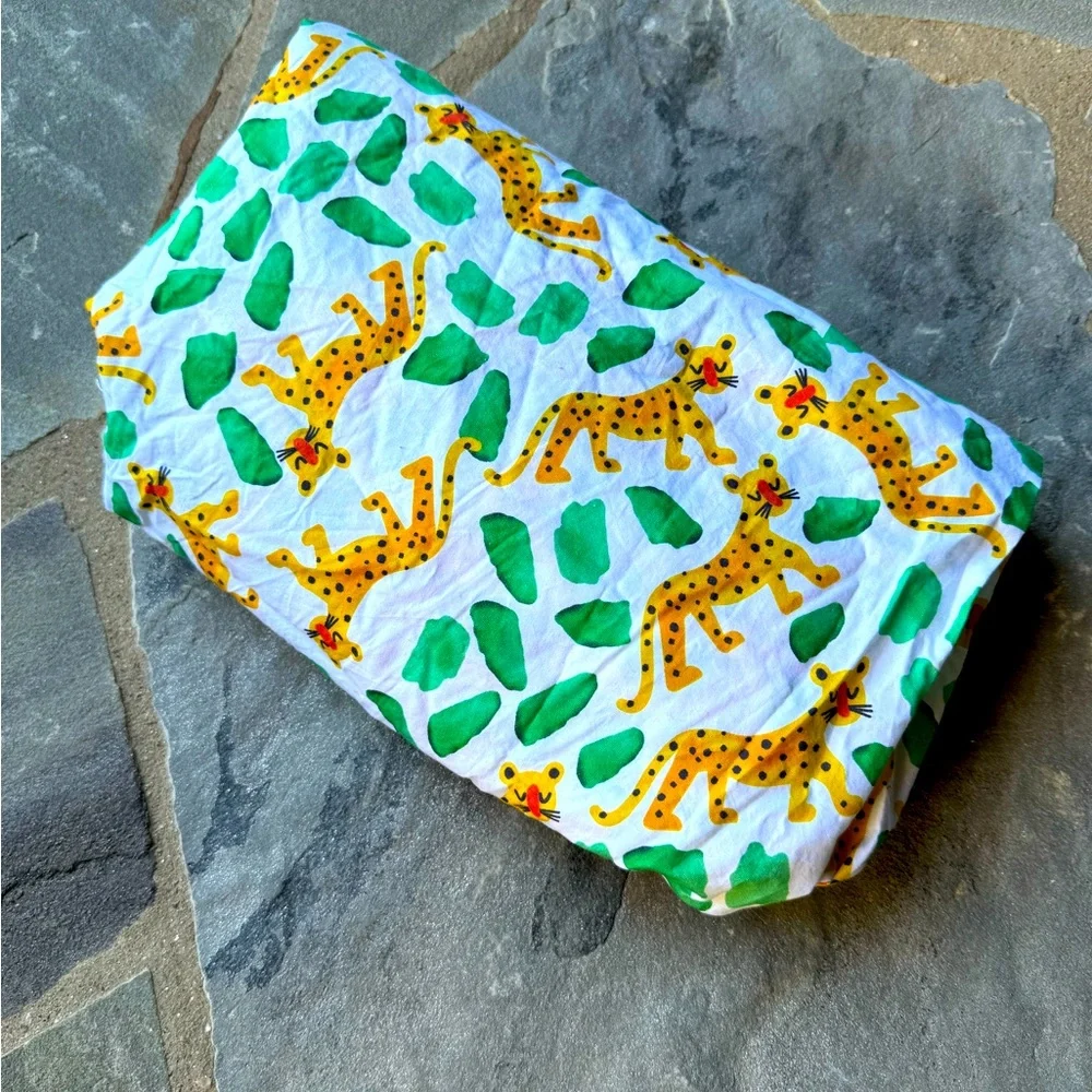New🌟Mr. Boddington's Studio Jungle Jaguar Crib Sheet
